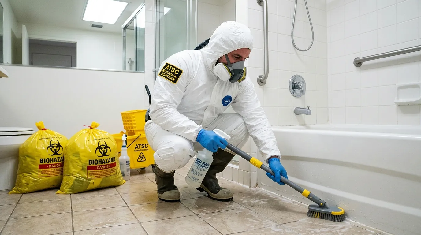 Decontamination equipment deployed for Blood Cleanup in Cypress Lake